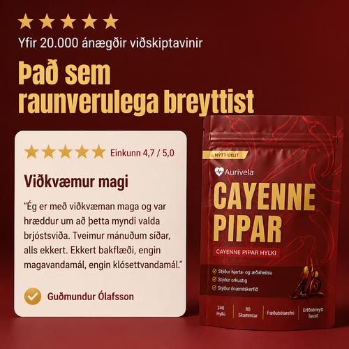 Aurivela Cayennepipar