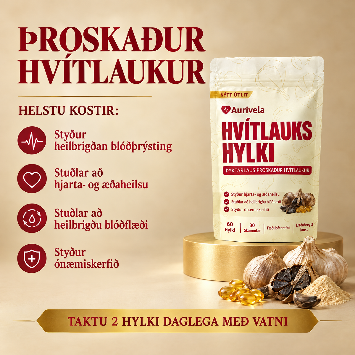 Aurivela Hvítlaukshylki
